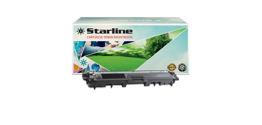 Starline - Toner Ricostruito per Brother TN243 - Nero - 1.000 pag