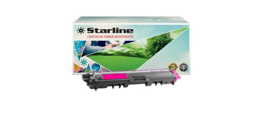 Starline - Toner Ricostruito per Brother TN243 - Magenta - 1.000 pag