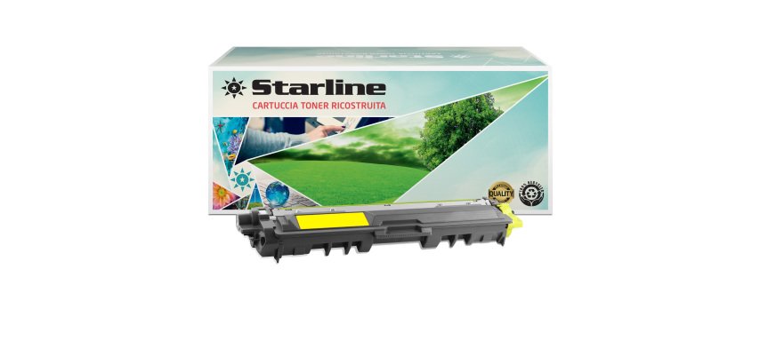 Starline - Toner Ricostruito per Brother TN243 - Giallo - 1.000 pag