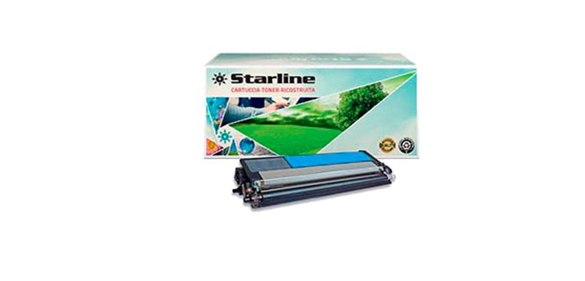 Starline - Toner Ricostruito - per Brother - Ciano - TN325C - 3.500 pag