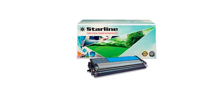 Starline - Toner Ricostruito - per Brother - Ciano - TN325C - 3.500 pag