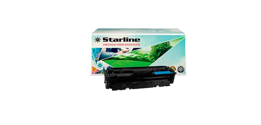 Starline - Toner Ricostruito - per HP 415X - Ciano - 6.000 pag.