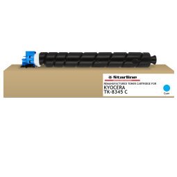 Starline - Toner ricostruito per Kyocera - Ciano - TK8345C - 12.000 pag