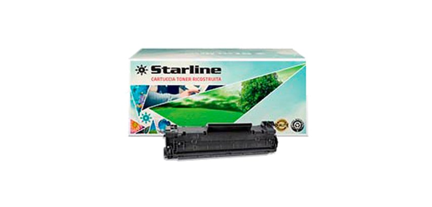Starline - Toner Ricostruito - per HP 35A- Nero - CB435A - 1.500 pag
