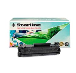 Starline - Toner Ricostruito - per HP 36A- Nero - CB436A - 2.000 pag