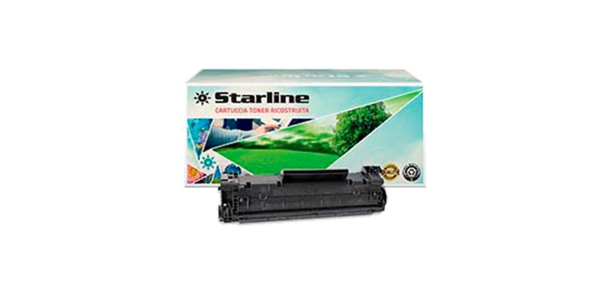 Starline - Toner Ricostruito - per HP 36A- Nero - CB436A - 2.000 pag