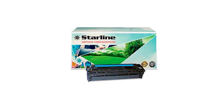 Starline - Toner Ricostruito - per HP 125A - Ciano - CB541A - 1.400 pag