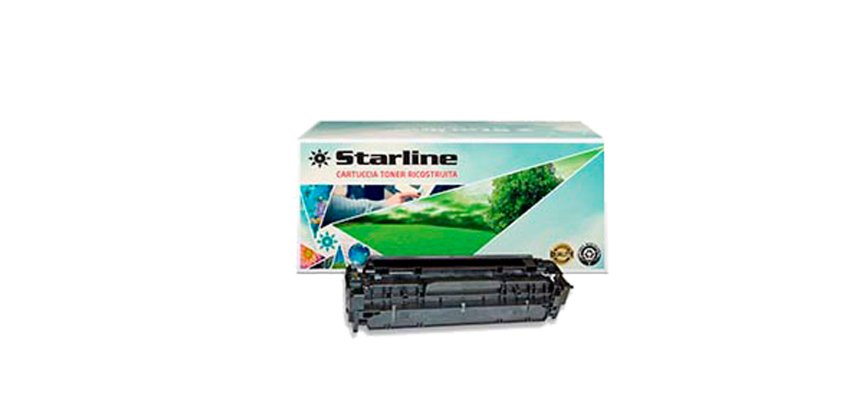 Starline - Toner Ricostruito - per HP 304A - Nero - CC530A - 3.500 pag