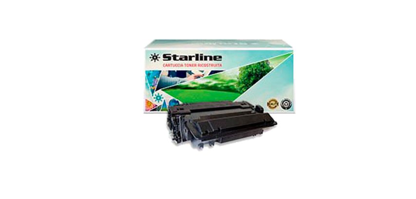 Starline - Toner Ricostruito - per HP 55X - Nero - CE255X - 12.500 pag