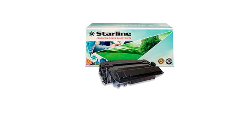 Starline - Toner Ricostruito - per HP 55X - Nero - CE255X - 12.500 pag