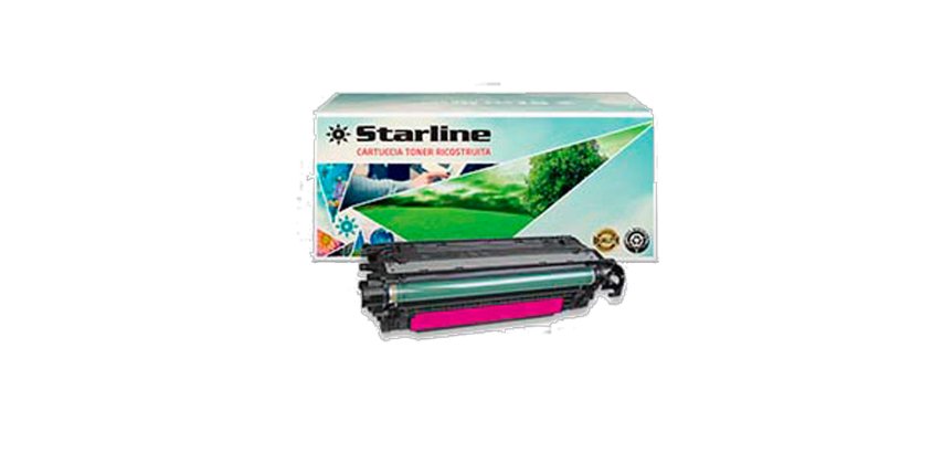 Starline - Toner Ricostruito - per HP 504A - Magenta - CE253A - 7.000 pag