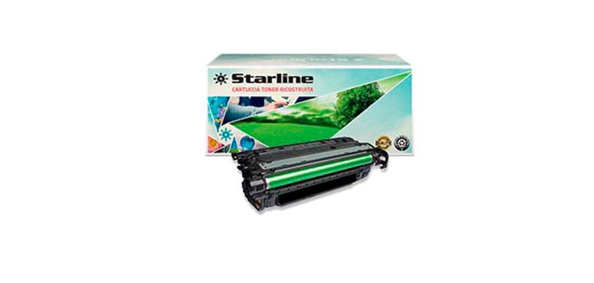 Starline - Toner Ricostruito - per HP 647A - Nero - CE260A - 8.500 pag