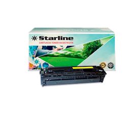 Starline - Toner Ricostruito - per HP 128A - Giallo - CE322A - 1.300 pag