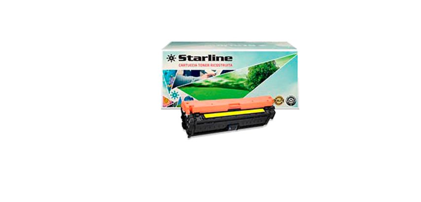 Starline - Toner Ricostruito - per HP 651A - Giallo - CE342A - 16.000 pag