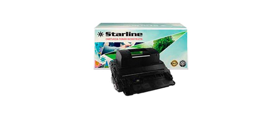 Starline - Toner Ricostruito - per HP 90A - Nero - CE390A - 10.000 pag