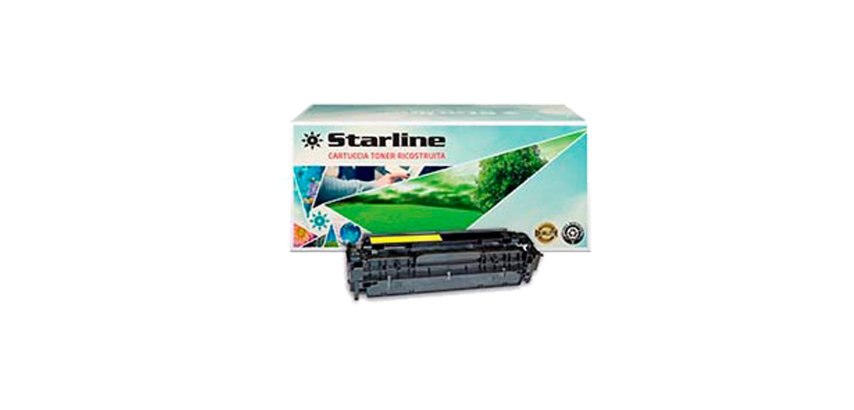 Starline - Toner Ricostruito - per HP 305A - Giallo - CE412A - 2.600 pag