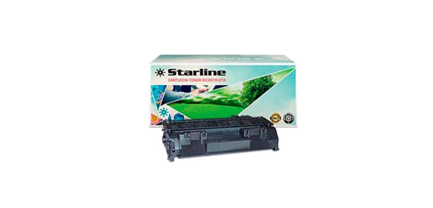 Starline - Toner Ricostruito - per HP 05A - Nero - CE505A - 2.300 pag