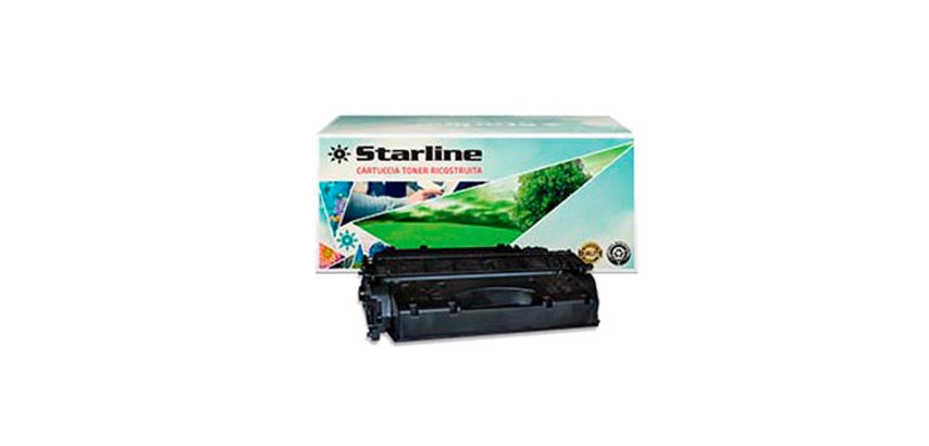 Starline - Toner Ricostruito - per HP 05X - Nero - CE505X - 6.500 pag