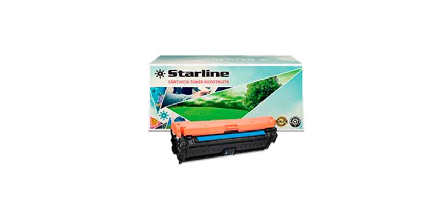 Starline - Toner Ricostruito - per HP 307A - Ciano - CE741A - 7.300 pag