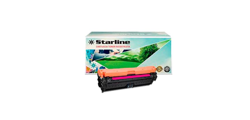 Starline - Toner Ricostruito - per HP 307A - Magenta - CE743A - 7.300 pag