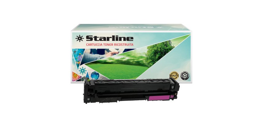 Starline - Toner Ricostruito per HP 205A - Magenta - HPCF533A - 900 pag