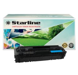 Starline - Toner Ricostruito per HP 203A - Ciano - CF541A - 1.300 pag