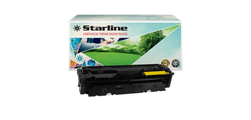 Starline - Toner Ricostruito per HP 415A - Giallo - W2032A - 2.100 pag