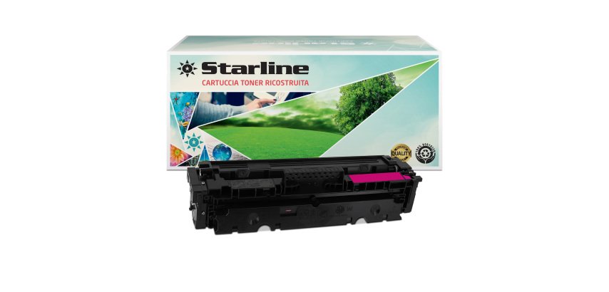 Starline - Toner Ricostruito per HP 415A - Magenta - W2033A - 2.100 pag