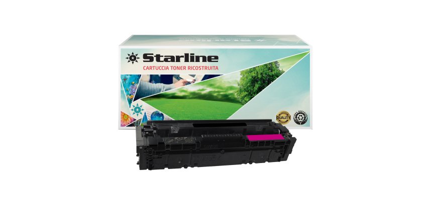 Starline - Toner Ricostruito per HP 207X - Magenta - W2213X - 2.450 pag