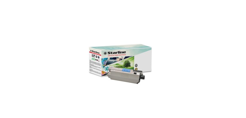Starline - Toner Ricostruito - per Oki - Nero - 44973508 - 7.000 pag