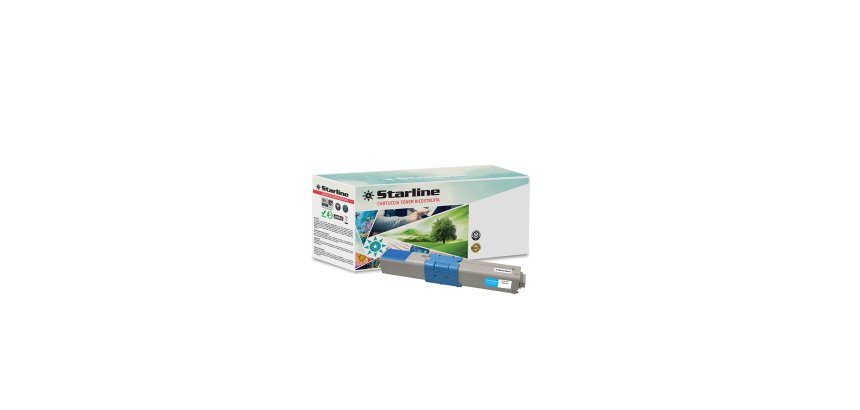 Starline - Toner Ricostruito - per Oki - Ciano - 44469706 - 2.000 pag
