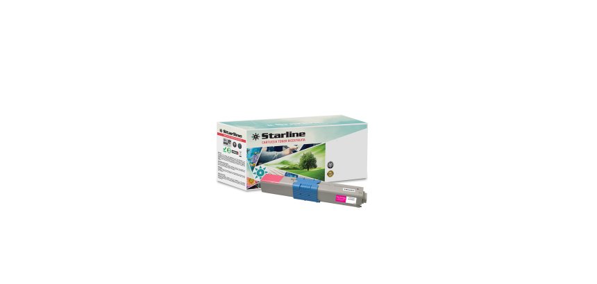 Starline - Toner Ricostruito - per Oki - Magenta - 44469705 - 2.000 pag