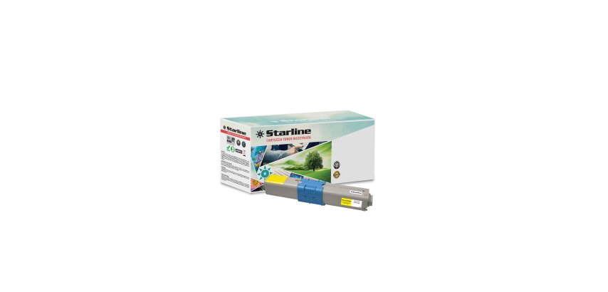 Starline - Toner Ricostruito - per Oki - Giallo - 44469704 - 2.000 pag