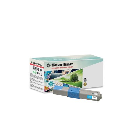 Starline - Toner Ricostruito - per Oki - Ciano - 44973535 - 1.500 pag