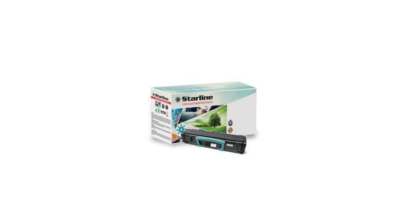 Starline - Toner Ricostruito - per Lexmark - Nero - E260A21E - 3.500 pag