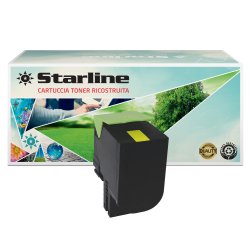 Starline - Toner Ricostruito - per Lexmark - Giallo - 70C2HY0 - 3.000 pag
