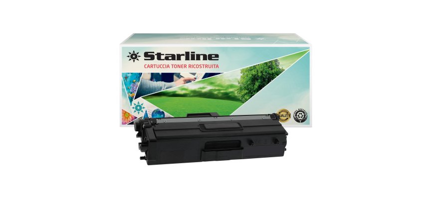 Starline - Toner Ricostruito per Brother TN-421 - Nero - 3.000 pag