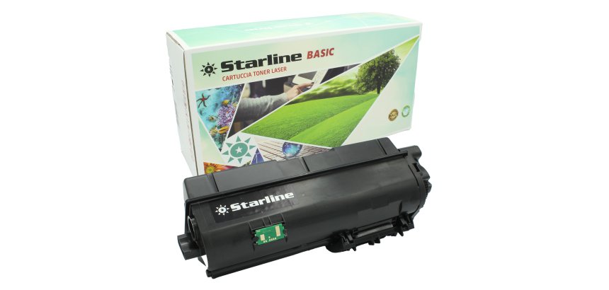 Starline - Toner Compatibile Basic per Kyocera ECOSYS M2040dn/M2540Ser/M2640i - Nero - 7.200 pag