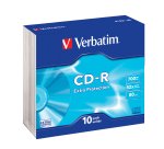 Verbatim - Scatola 10 CD-R DataLife Extra Protection - slim case - 52X - 700MB