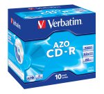 Verbatim - Scatola 10 CD-R DataLife Plus - Jewel Case - 1X-52X - serigrafata crystal - 43327 - 700MB