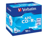Verbatim - Scatola 10 CD-R DataLife Plus - Jewel Case - 1X-52X - serigrafata crystal - 43327 - 700MB