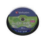 Verbatim - Scatola 10 CD-RW DataLife Plus - 8X-10X - serigrafato - 43480 - 700MB