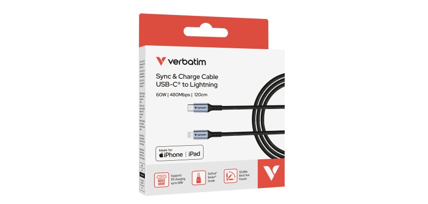 Verbatim - Cavo USB-C a Lightning - 31844 - 120cm