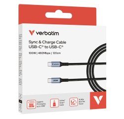 Verbatim - Cavo USB-C to USB-C _100W - 31846 - 120cm