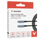 Verbatim - Cavo USB-C  a USB-C_240W_40Gbps - 31847 - 120cm