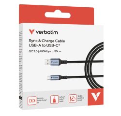 Verbatim - Cavo USB-A a USB-C_18W- 31843 - 120cm