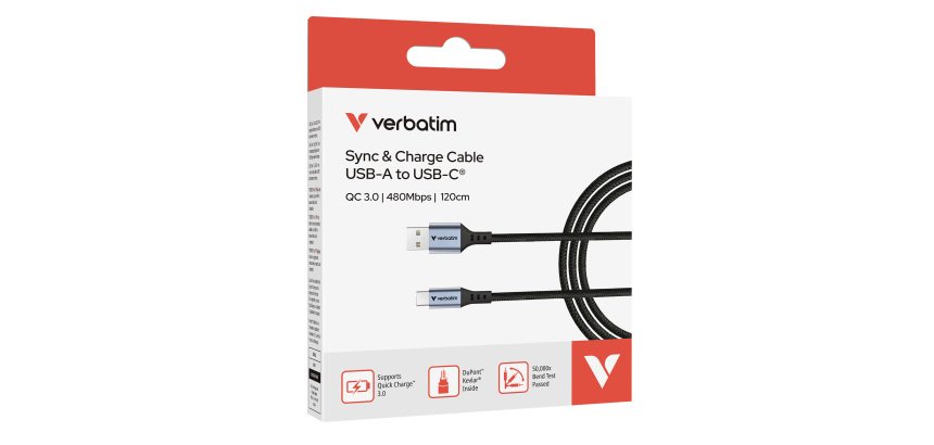 Verbatim - Cavo USB-A a USB-C_18W- 31843 - 120cm