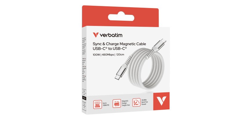 Verbatim - Cavo USB-C to USB-C 100W - Grigio - 31854 - 120cm