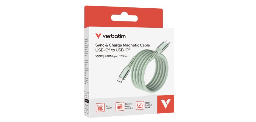 Verbatim - Cavo USB-C to USB-C 100W  - Verde - 31855 - 120m