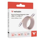 Verbatim - Cavo USB-C to USB-C 100W- Rosa - 31857 - 120cm